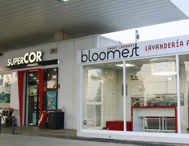 Lavanderías en estaciones de servicio