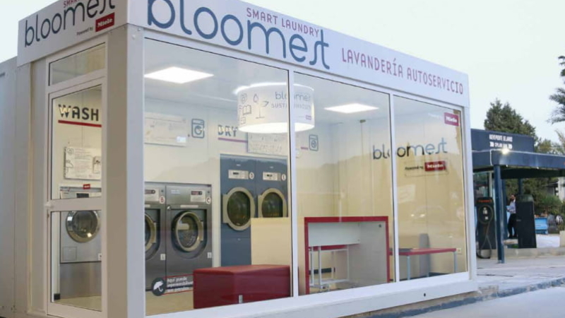 lavanderia automatica stazione di servizio